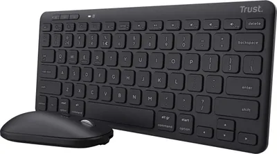 Immagine prodotto di Trust Lyra Tastiera Mouse Incluso RF senza Fili con Bluetooth QWERTY Italiano Nero