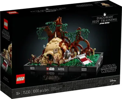 Produktbild von LEGO 75330 Star Wars Jedi Training auf Dagobah – Diorama Set
