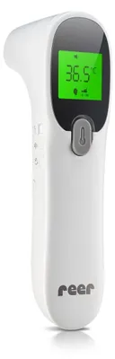 Produktbild von reer Colour SkinTemp 3in1 | kontaktloses Infrarot-Fieberthermometer | für eine genaue Messung an der Stirn | ideal für Babys und Kinder