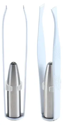Produktbild von Schräggreifer CP129446 - Präzise Haarentfernung mit Beleuchtung - 8,5 cm