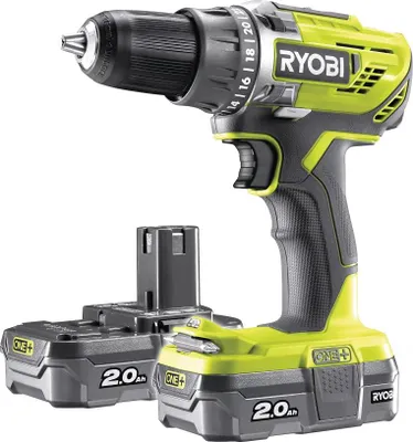 Immagine prodotto di Ryobi 18V R18DD3-220S Akku-Bohrschrauber grün/schwarz 5133003348