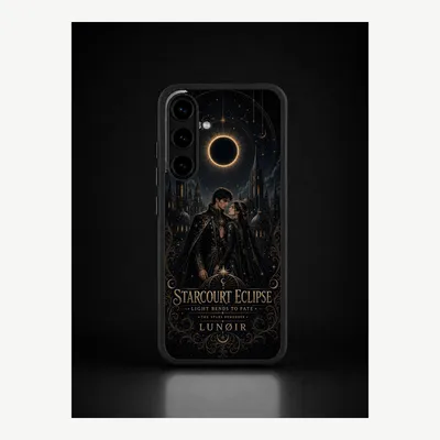 Produktbild von Samsung S25 Hülle Handyhülle Schutzhülle Case mit Sternenhof Eclipse Motiv – LUNØIR ©