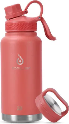 Image de Bouteille isotherme en acier inoxydable 950 ml, rose
