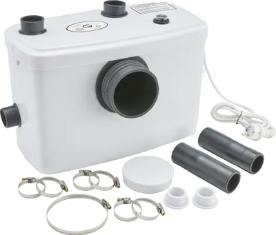 Obrázek produktu pro AREBOS zvedací jednotka čerpadlo odpadní vody ostatní koupelnové vybavení fekální čerpadlo odpadní vody 600 W pro WC, sprchu, umyvadlo 100 l/min bílá