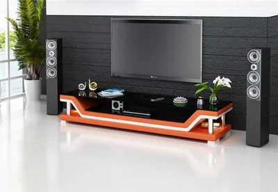 Obrázek produktu pro Designová RTV TV komoda příborník nízká deska skříňka obývací pokoj police