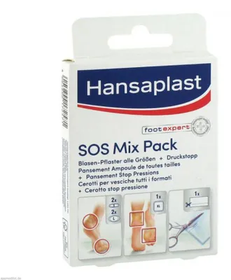 Produktbild von Hansaplast 48677-00000, Von Selbstoperationen wird abgeraten. Zum Beispiel, nicht die Blase zu durchstechen und keine..., CE, 6 Stück(e)