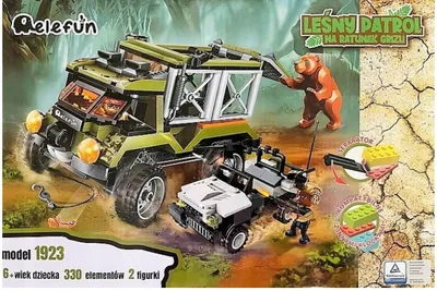 Produktbild von Elefun Waldpatrouille Rettung des Grizzlys Bausteine 330 Teile
