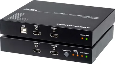 Image de ATEN CE824-AT-G Console KVM Extender, USB HDMI Dual View HDBaseT 2.0