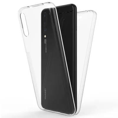 Immagine prodotto di NALIA 360 gradi custodia del telefono cellulare per Huawei P20 Pro, copertura completa custodia protettore dello schermo trasparente