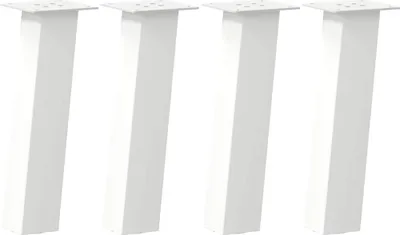 Obrázek produktu pro vidaXL Nohy konferenčního stolku 4 ks. Bílá ocel 30 cm