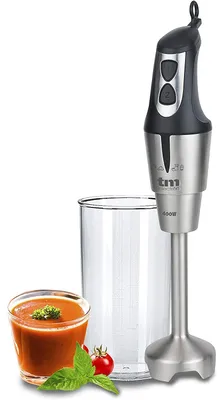 Handmixer 400 W, Edelstahl, 900 ml Messbecher, ergonomischer Griff