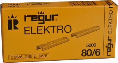 Produktbild von Heftklammern Regur 80/6 VE=5000 Stück
