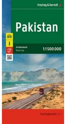 Immagine prodotto di freytag & berndt Carta stradale del Pakistan 1:1,5 milioni