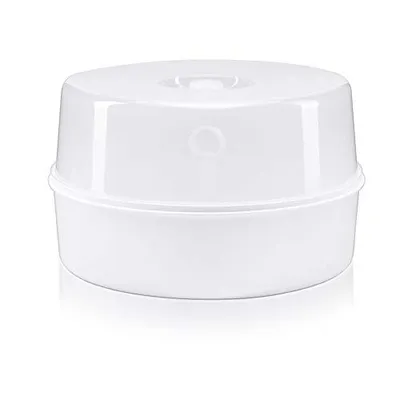 Produktbild von Reer Micro-Vapomat Dampf-Sterilisator für Mikrowelle, Bakterientötend, Schnelle Desinfektion in 7 Minuten, Platz für 4 Flaschen
