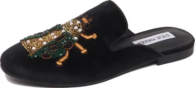 Obrázok produktu pre F1014 sabot donna velvet black STEVE MADDEN šatka dámska