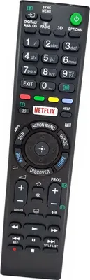 Produktbild von Sony Ersatz Universalfernbedienung mit Netflix-Tasten, Für SONY Bravia Smart TV