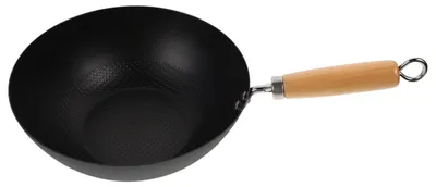 Immagine prodotto di Piccola padella wok in ghisa, diametro 24,5 cm, adatta per fornelli a gas