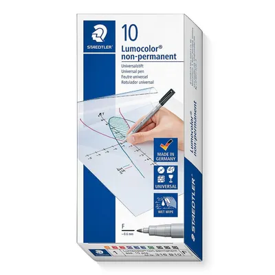 Obrázok produktu pre STAEDTLER Universalstift Lumocolor F non-perm 10St,Faltschac