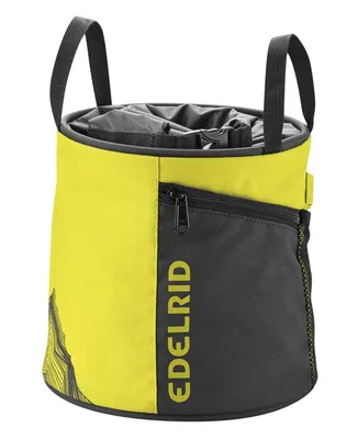 Boulder Bag Herkules von Edelrid in Gelb und Schwarz; geeignet für Kletterzubehör.