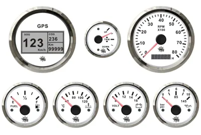 Produktbild von Instrumentensatz weiß Mercruiser/Volvo digital Tacho