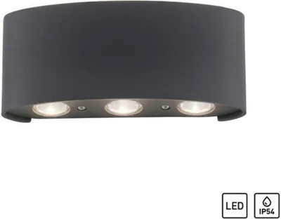 Immagine prodotto di Paul Neuhaus CARLO applique LWH 17x4x8 cm grigio Lampada da parete