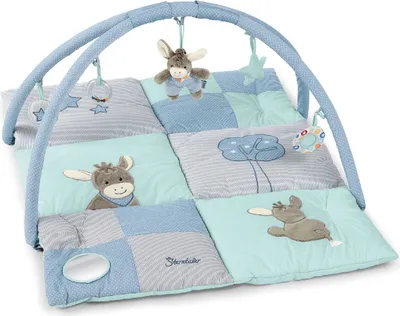 Obrázok produktu pre Sterntaler 9122000, Detská hrazda, Tyč s hračkami, Bavlna, Polyester, Modrá, Zelená