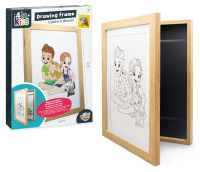 Immagine prodotto di BUKI FK013 - Cornice per disegni per bambini, formato A4, con spazio per la conservazione
