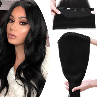 Obrázok produktu pre Vlasy clip in prírodné 55cm 100g čierne.