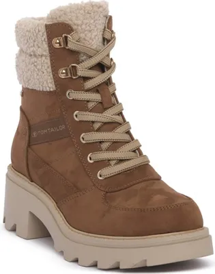Produktbild von Tom Tailor Damen Knöchelhohe Winterstiefel Braun, Modell 1590140005