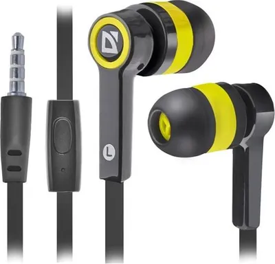 Produktbild von Defender Pulse-420 kabelgebundenes In-Ear-Headset Schwarz, Gelb