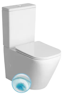 Immagine prodotto di IMALA WC combinato, senza brida di scarico, scarico verticale/orizzontale, bianco