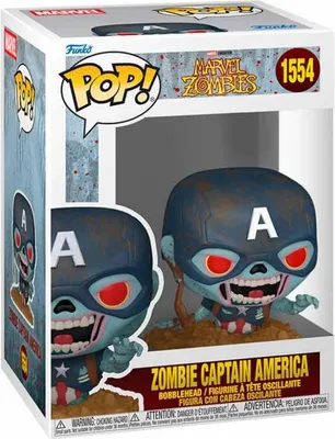 Zdjęcie produktu dla Figurka Funko Pop! Marvel Zombies - Zombie Captain America Premium Vinyl