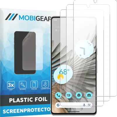 Produktbild von Mobigear  Google Pixel 7 Displayschutz Schutzfolie - Hüllenfreundlich (3er Pack)