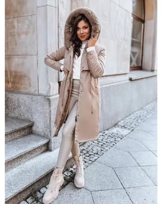 Obrázok produktu pre Dstreet Dámska parka Luster béžová L