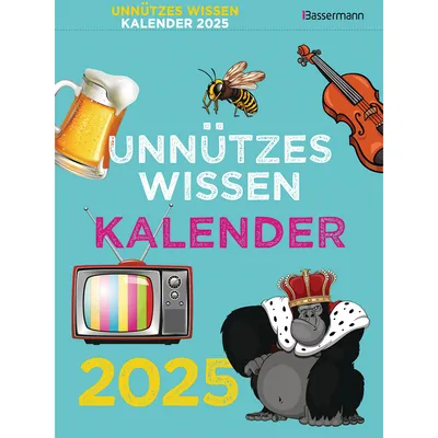 Immagine prodotto di Calendario del sapere inutile 2025: il calendario a strappo popolare ma superfluo