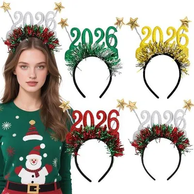 Immagine prodotto di Accessori scintillanti per capelli per le feste di Natale e Capodanno 2026