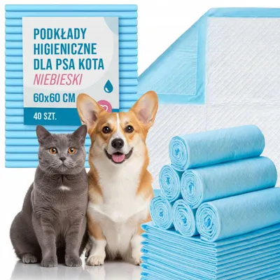 Obrázek produktu pro MODRÉ PODLOŽKY 60 x 60 cm, 40 ks