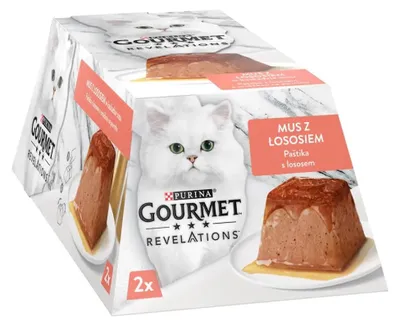 Obrázok produktu pre PURINA Gourmet Revelations Salmon - mokrá strava pre mačky - 2x57g
