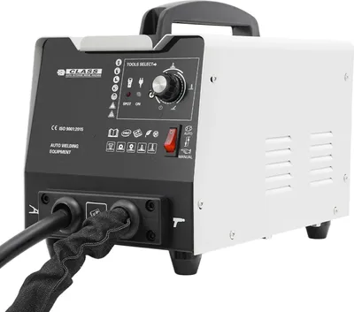 Image de Appareil de débosselage pour carrosserie - Appareil de soudage par points - 3 kW - 3500 A max - Prise UE - Tuyau de 1,7 m - Pour carrosseries en acier - Noir