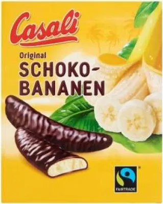 Zdjęcie produktu dla Casali pianka bananowa w czekoladzie (31%) 150g