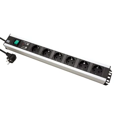 Obrázek produktu pro Bachmann Tradesmans strip - Verlängerungsschnur - Ausgangsanschlüsse: 6 - 2,0m - Schwarz (300.011)