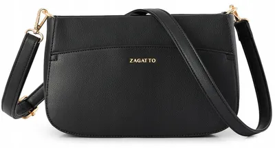 Zdjęcie produktu dla Torebka damska  crossbody na ramię pojemna regulowany pasek ZAGATTO