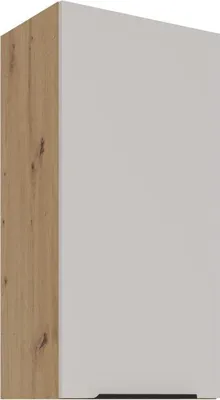Produktbild von Hoher Hängeschrank NICOLLA – Breite 45 cm, Kaschmir/Artisan Eiche