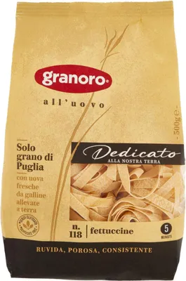 Obrázok produktu pre Nudeln Dedicated Fettucine Egg N.118 500G - Granoro