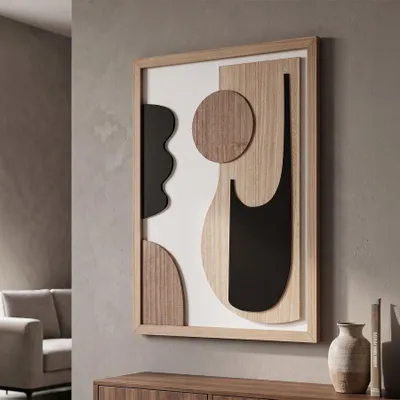 Immagine prodotto di Mauro Ferretti Pannello da parete in MDF Astry 60x2x80 nero naturale
