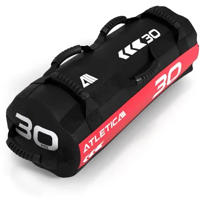 Produktbild von ATLETICA Sandsack 30kg | Sandbag für funktionelles Ganzkörpertraining | robustes Cordura-Nylon, 7 Griffe | Für Core-Stabilität