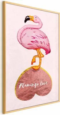 Produktbild von Posterpapier Poster - Flamingo in Love 40x60 cm Tiere g-C-0229-ao-a