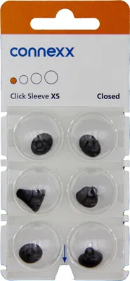 Obrázok produktu pre Signia Click Dome Click Sleeve 2.0 XS Zatvorené