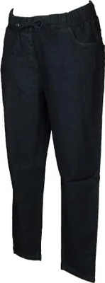Immagine prodotto di Pantalone lungo tempo libero pantaloni comfort in denim donna RAGNO articolo D664PB FELPA DENIM BAGGY, 3 - TERZA, Cotone 87%,Poliestere 12%,Spandex 1%