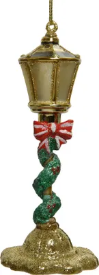 Produktbild von Christbaumschmuck Glas Laterne 12cm gold